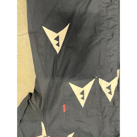 Scotch and soda men’s button down shirt short sleeve patterned black - Picture 2 of 5